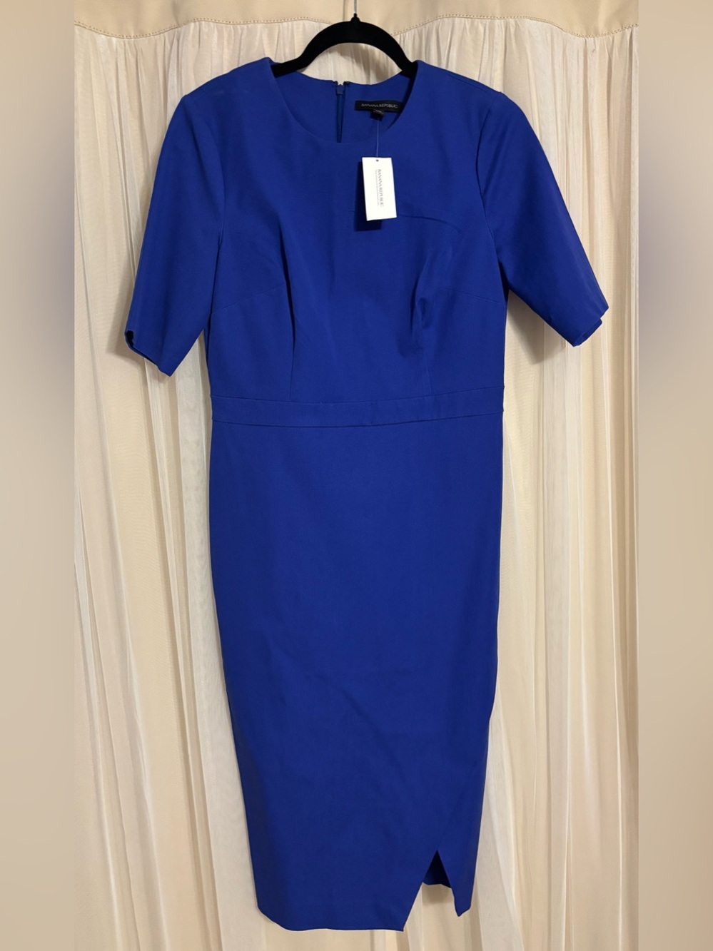 Banana Republic Royal Blue Sheath Dress; size 10